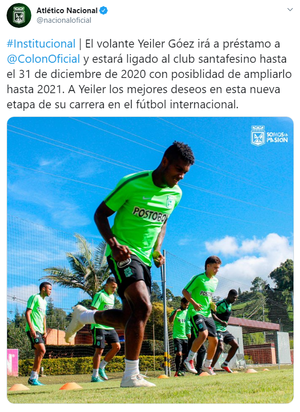 Yéiler Góez - Nacional Medellín 