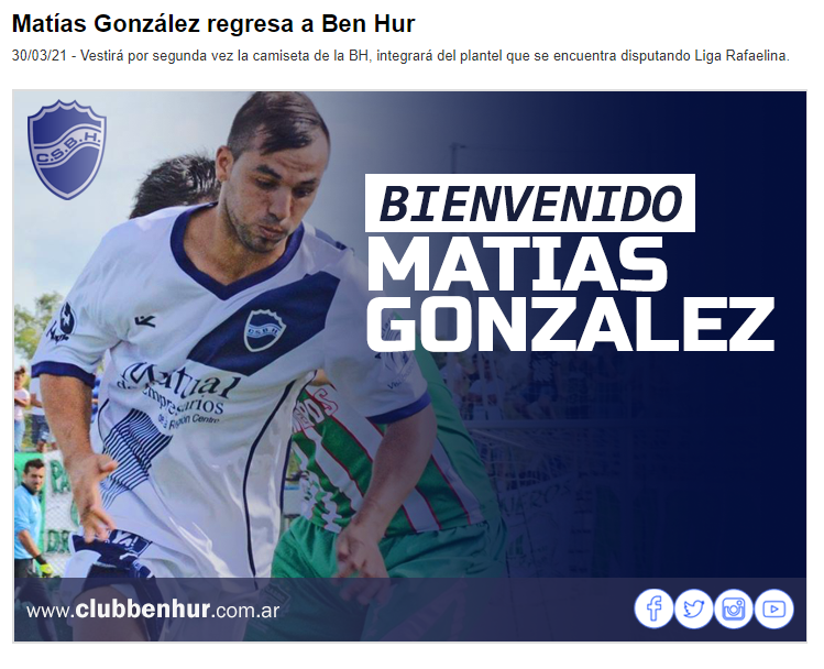 Matías González BH 