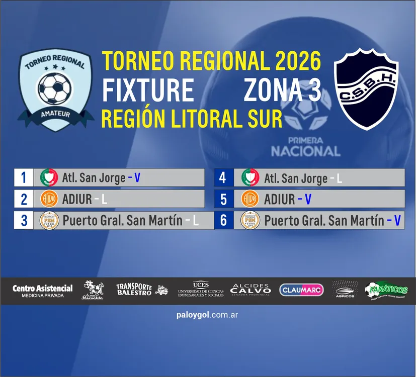 FIXTURE REGIONAL BH
