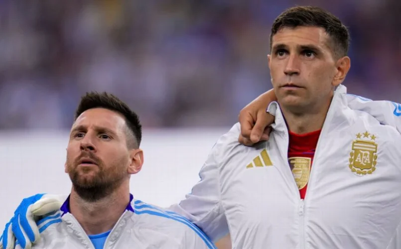 Messi y Dibu