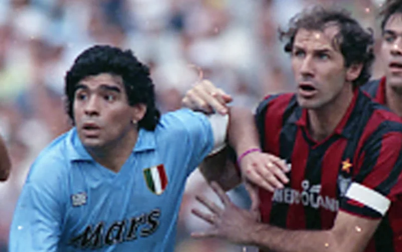 Maradona y Baresi