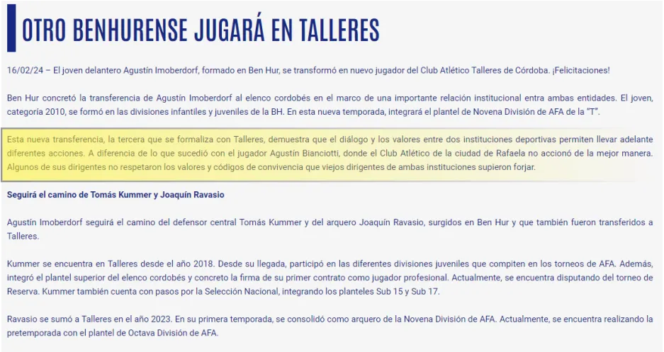 comunicado