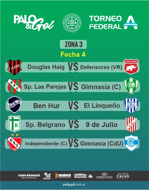FEDERAL ZONA 3 FECHA 4
